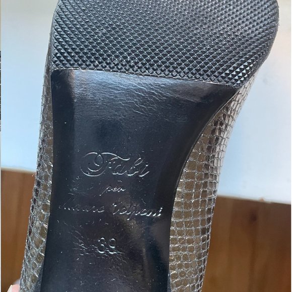 FABI KNEE HIGH METALLIC BOOTS - GREAT CONDITION - SIZE 39 - Picture 8 of 8